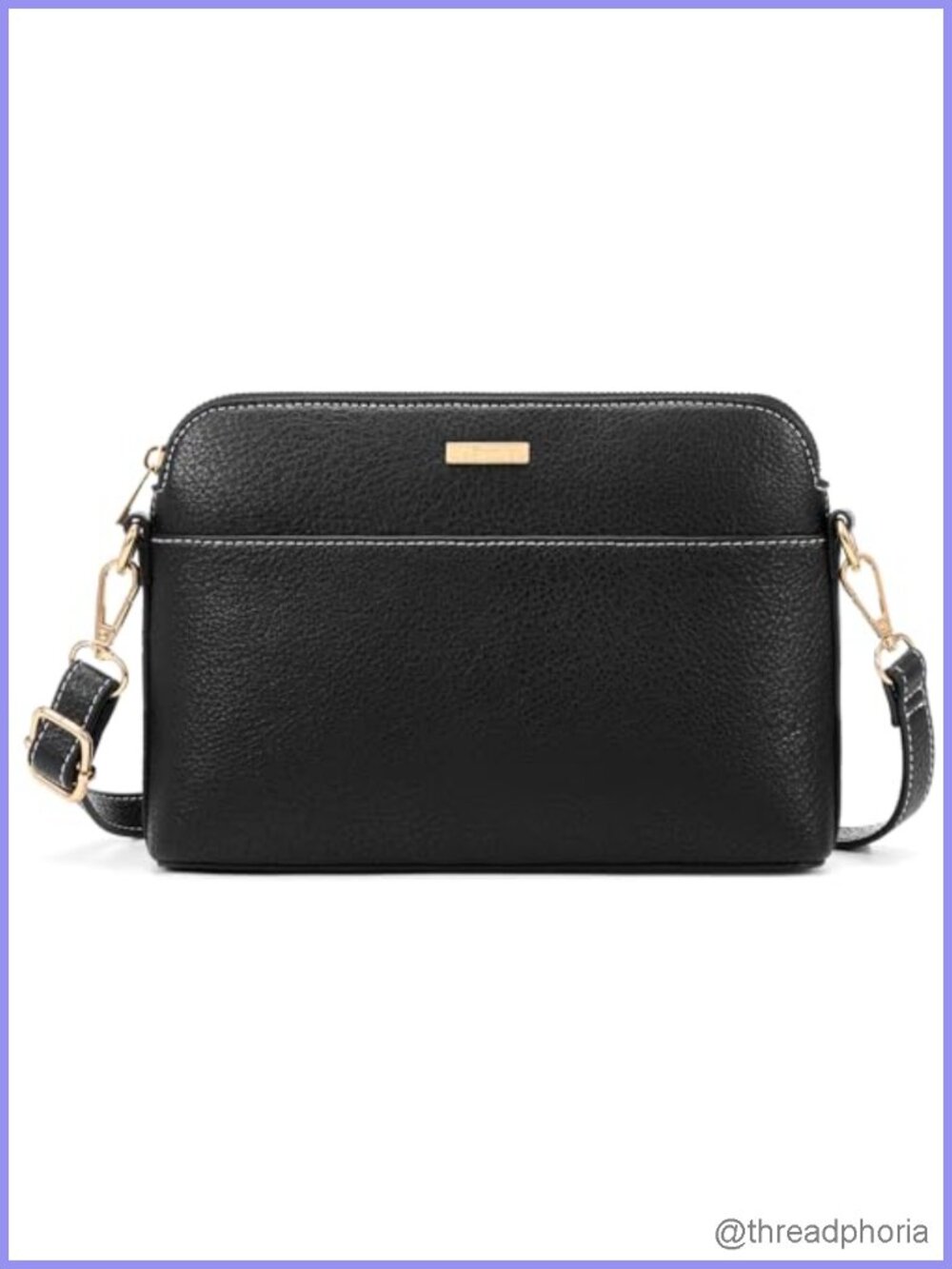 Crossbody Bag Vegan Leather Adjustable Strap Travel Purse